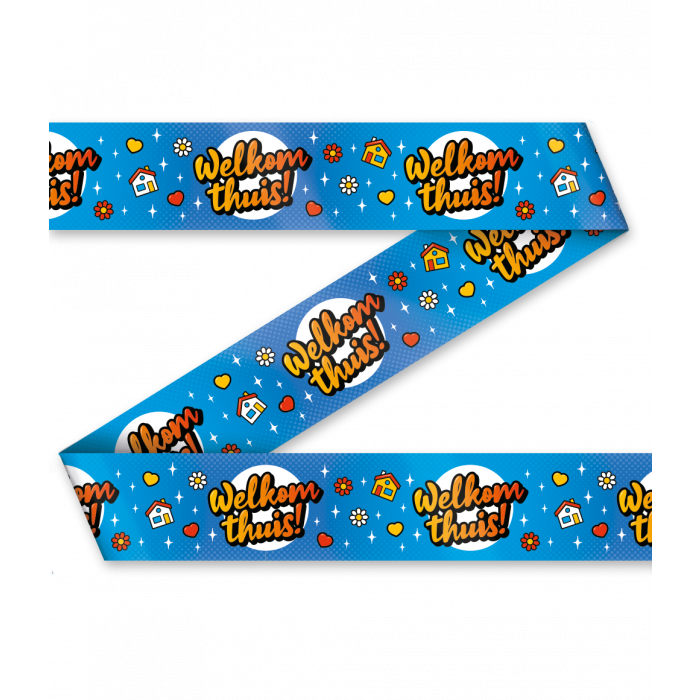 Party Tape Welkom Thuis 12m