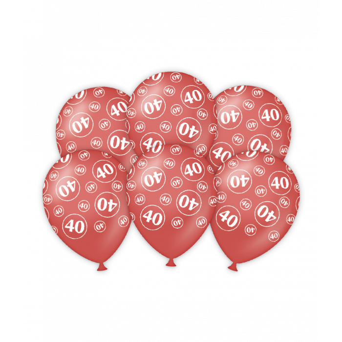 40 Jaar Getrouwd Ballonnen 6st