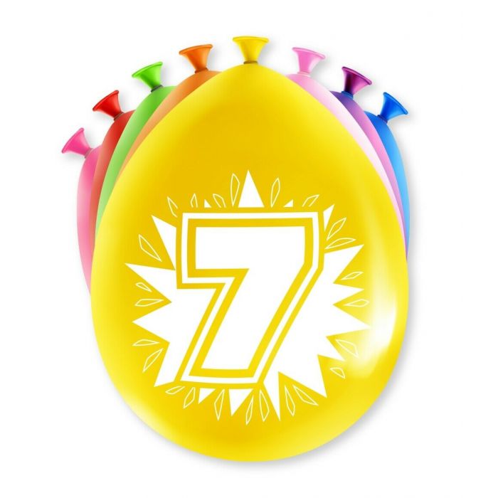 7 Jaar Ballonnen 8st