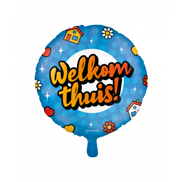 Folieballon Welkom Thuis 45cm