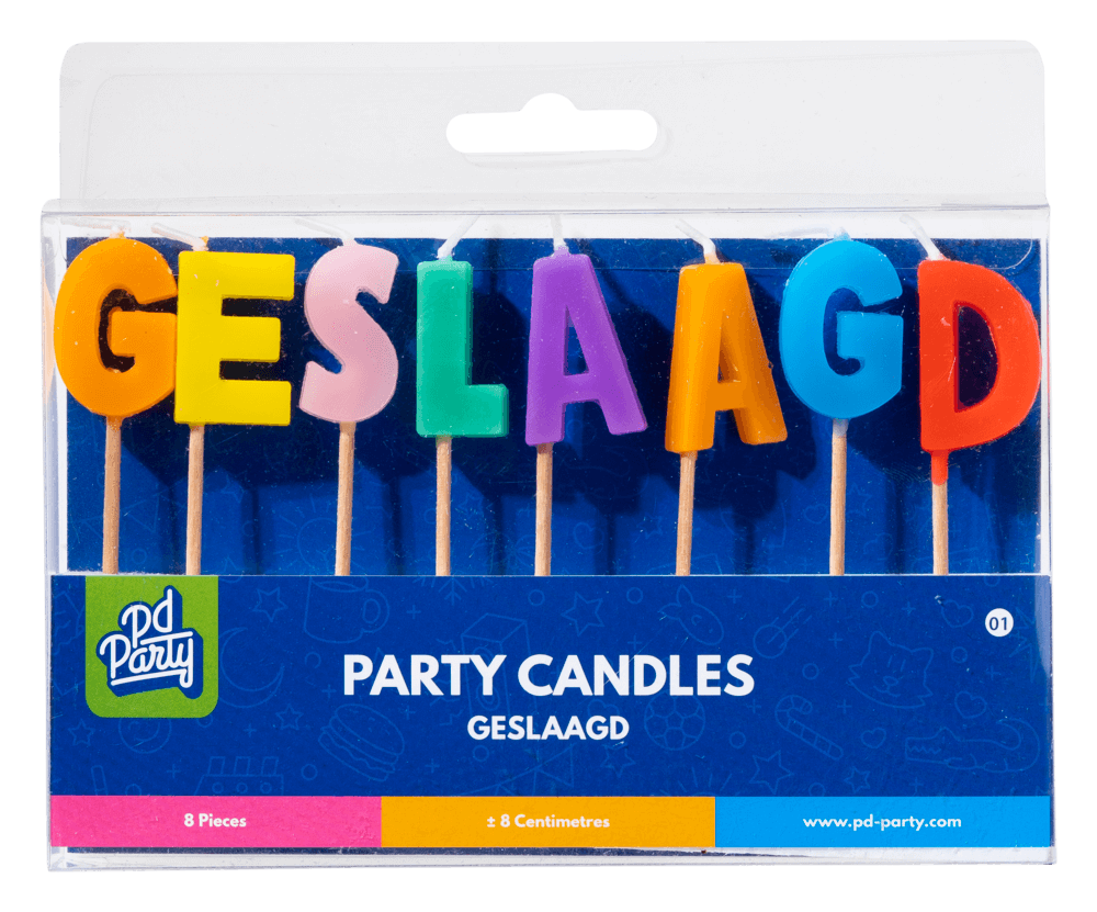 Taart Kaarsjes Geslaagd