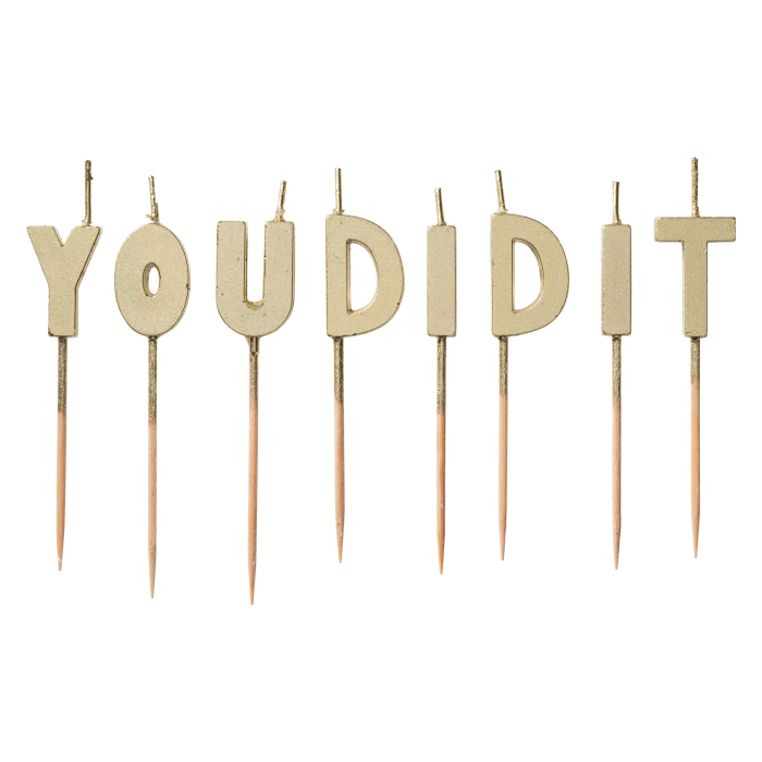 You Did It Taartkaarsjes Goud
