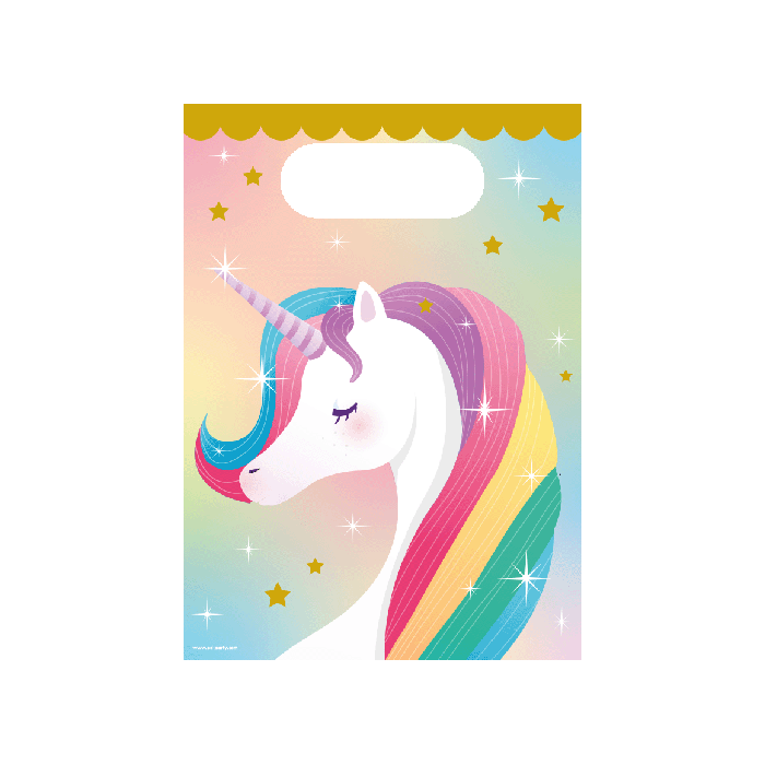 Geschenkzakjes Eenhoorn 6st