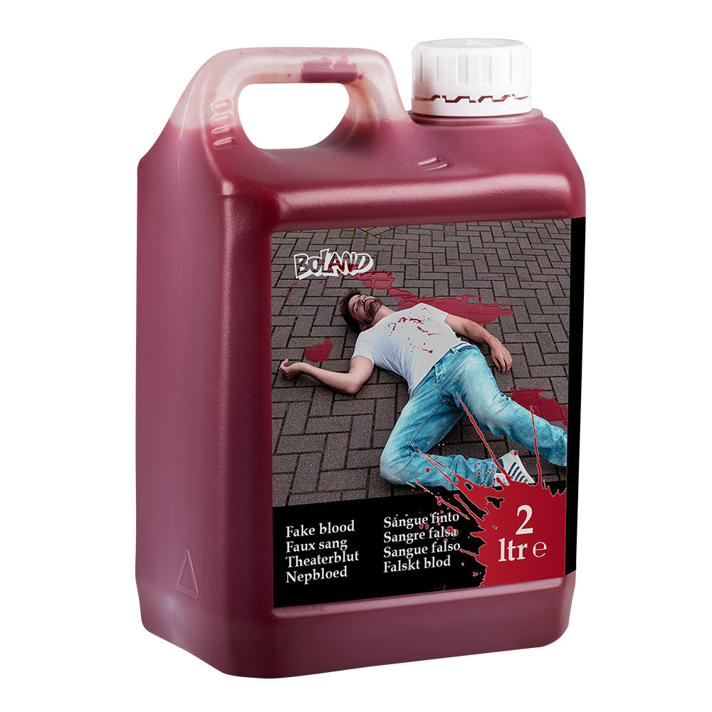 Nepbloed 2 Liter Jerrycan – Fake Blood 2000 ml Rood – Halloween Horror Kunstbloed & Decoratie