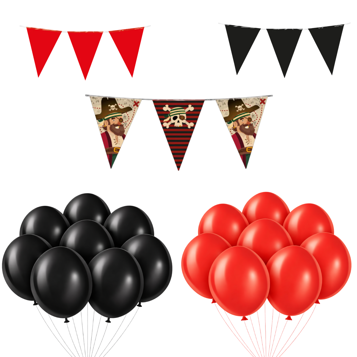 Piraten Versiering Pakket 23-Delig
