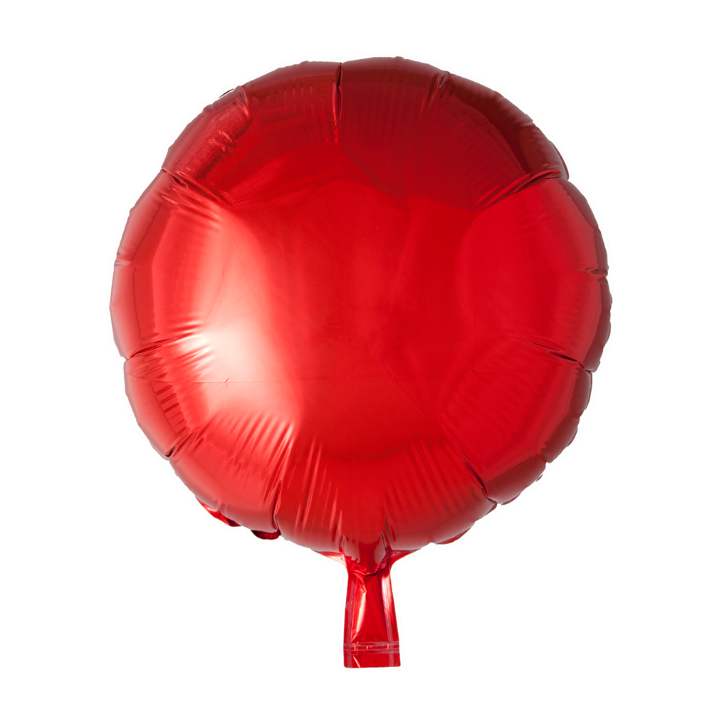 Folieballon Rond Rood 45cm