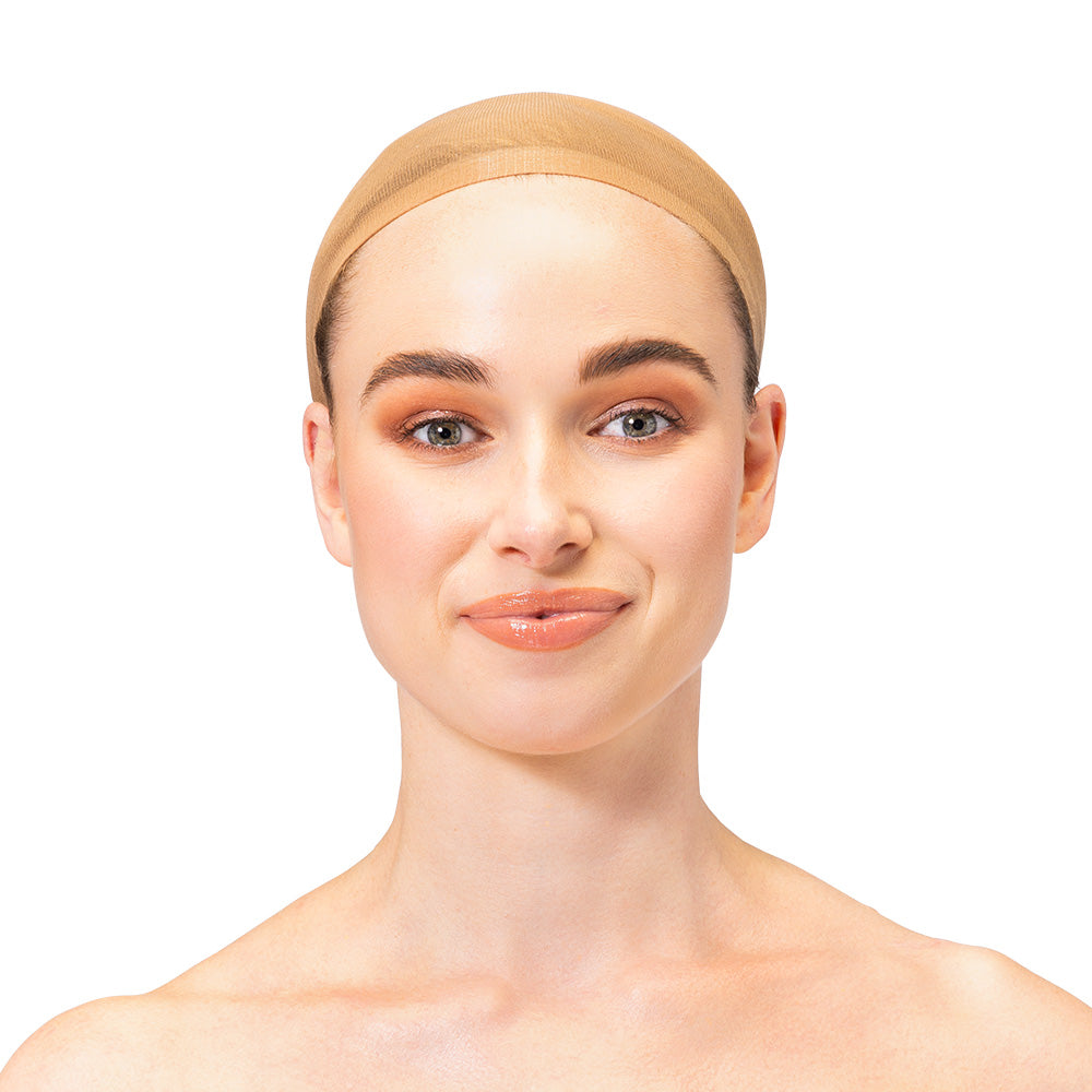 Bruin Haarnetje voor Pruik – Volwassenen – Polyester – Pruik Accessoire Carnaval & Verkleedfeest