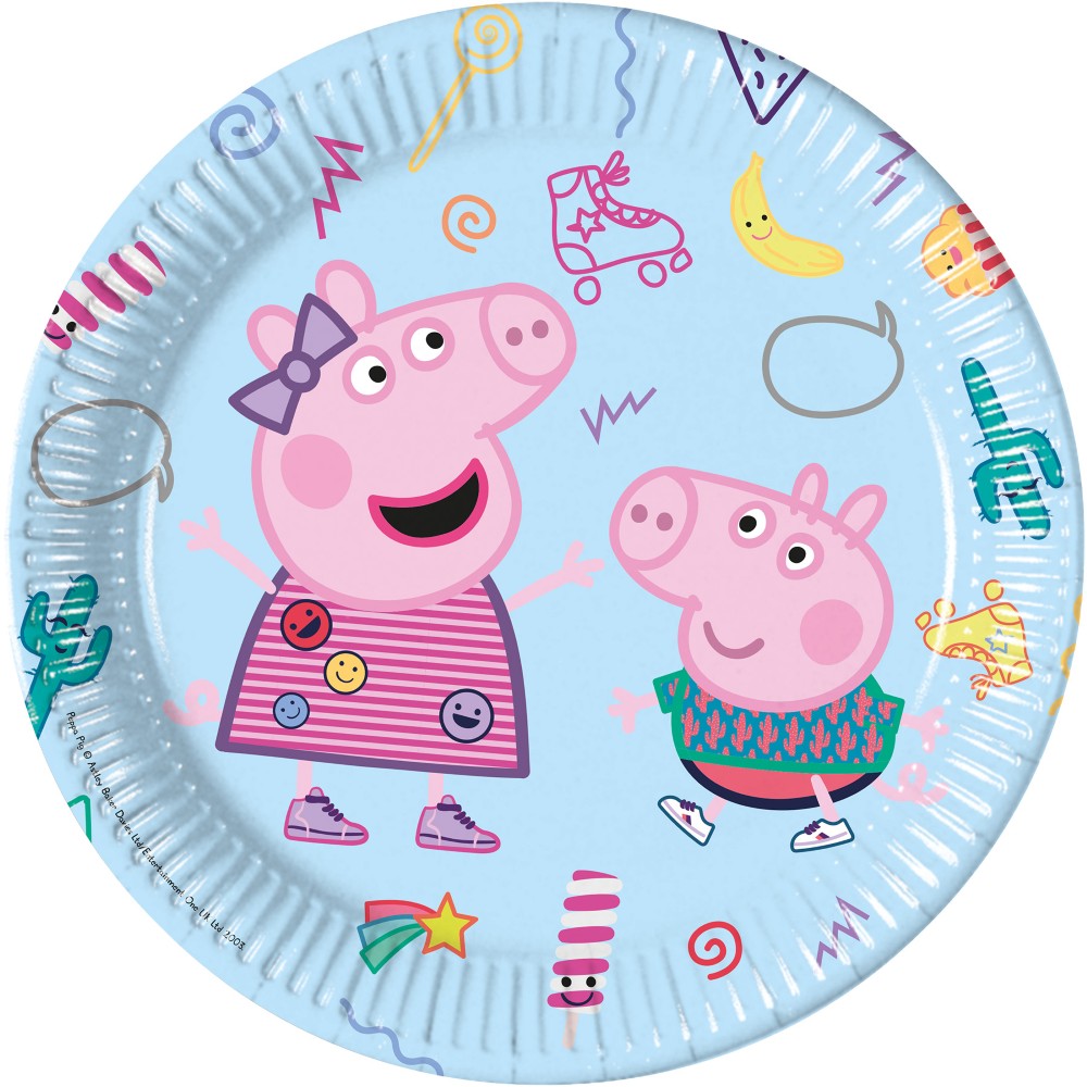 Borden Peppa Pig 8 Stuks