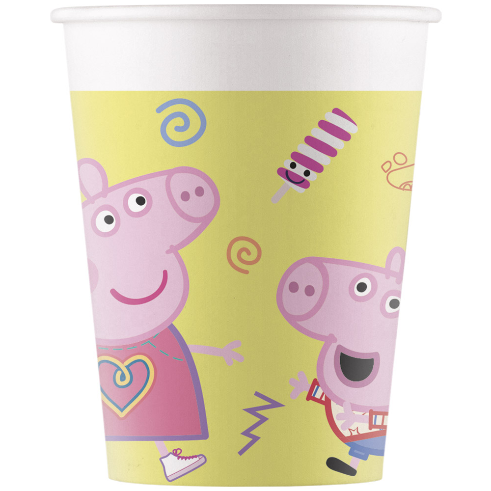 Bekers Papier Peppa Pig 8 Stuks