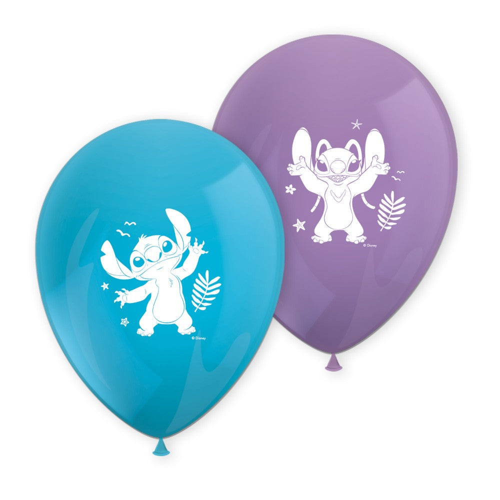 Ballonnen Stitch en Angel 8 Stuks