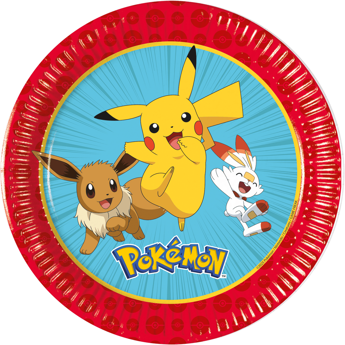 Borden Pokémon 20cm 8 Stuks