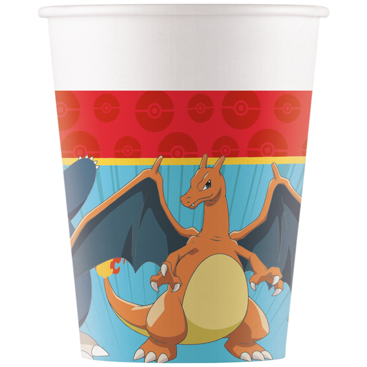 Pokémon papieren bekers 200 ml 8 stuks Kinderfeest versiering