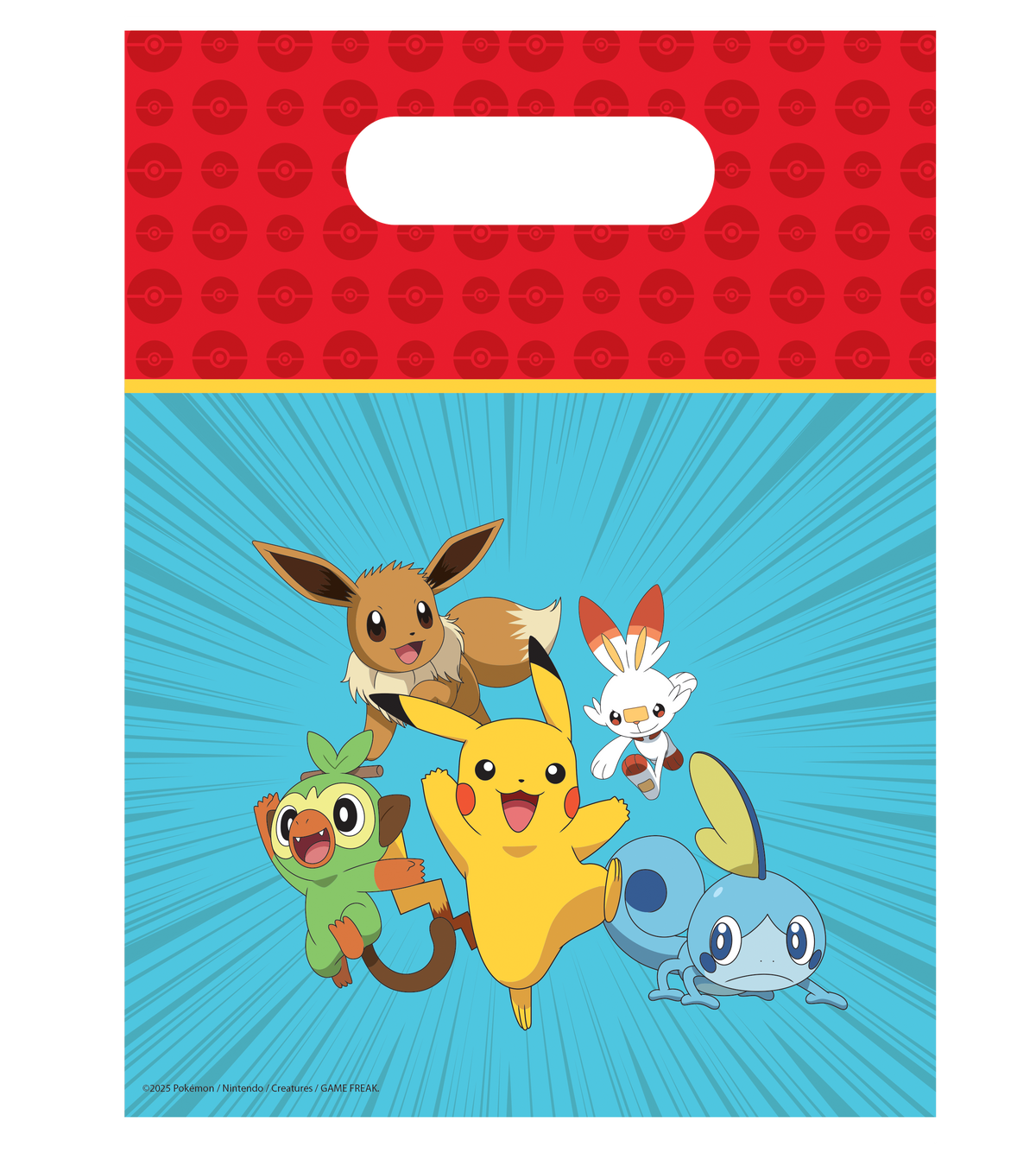 Pokémon uitdeelzakjes 6 stuks Traktatiezakjes voor kinderfeestje
