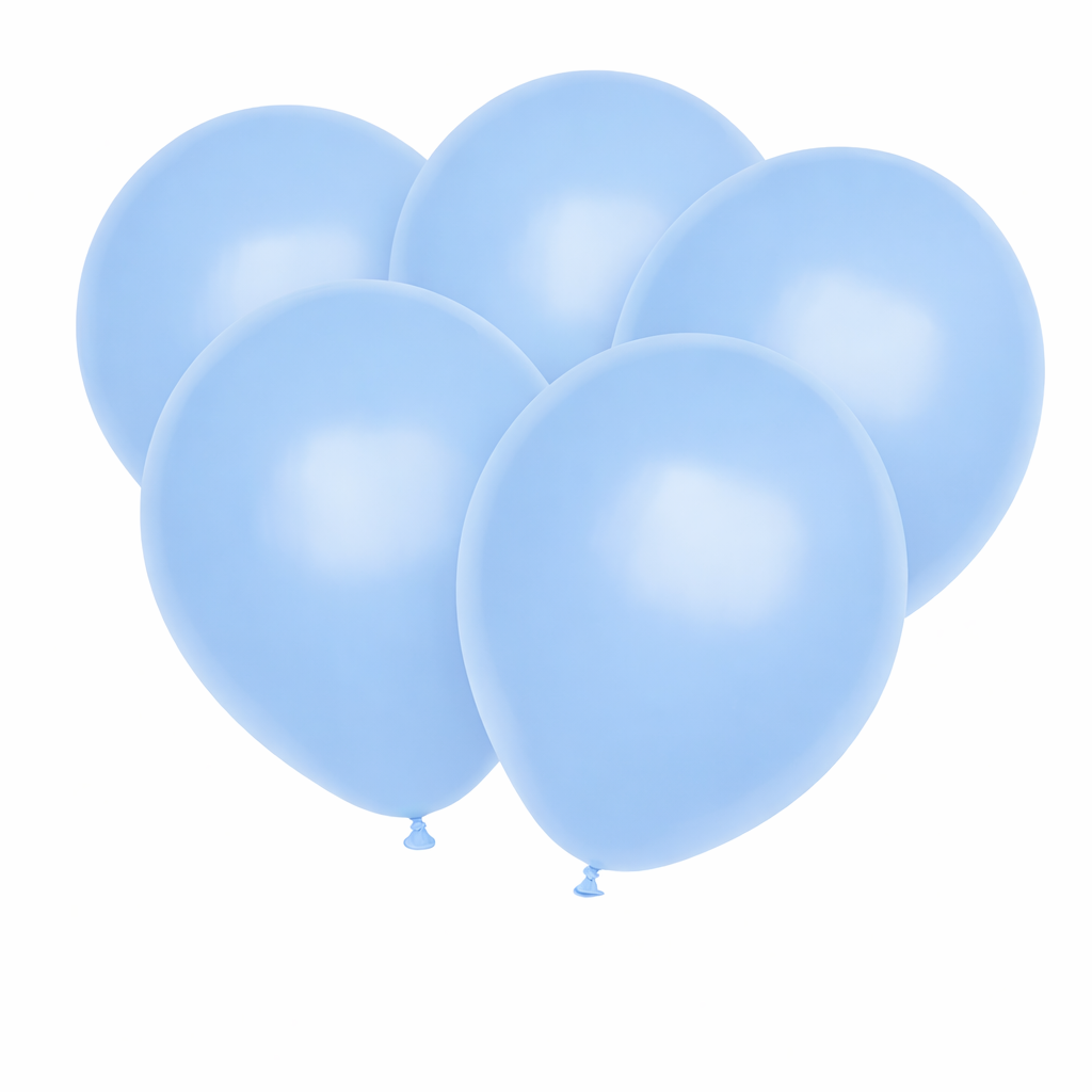 Lichtblauwe Ballonnen 30cm - 10 of 50st