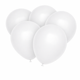 Witte Ballonnen 30cm - 10 of 50st