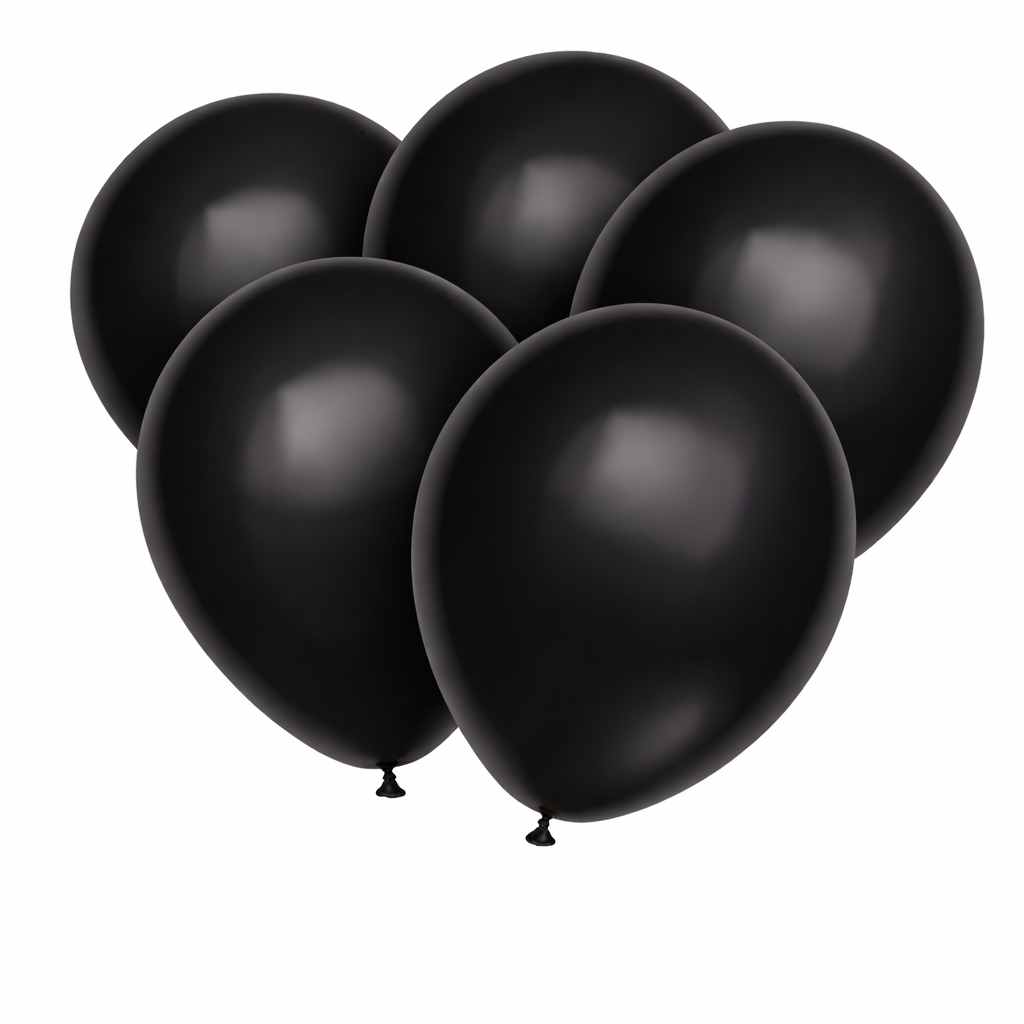 Zwarte Ballonnen 30cm - 10 of 50st