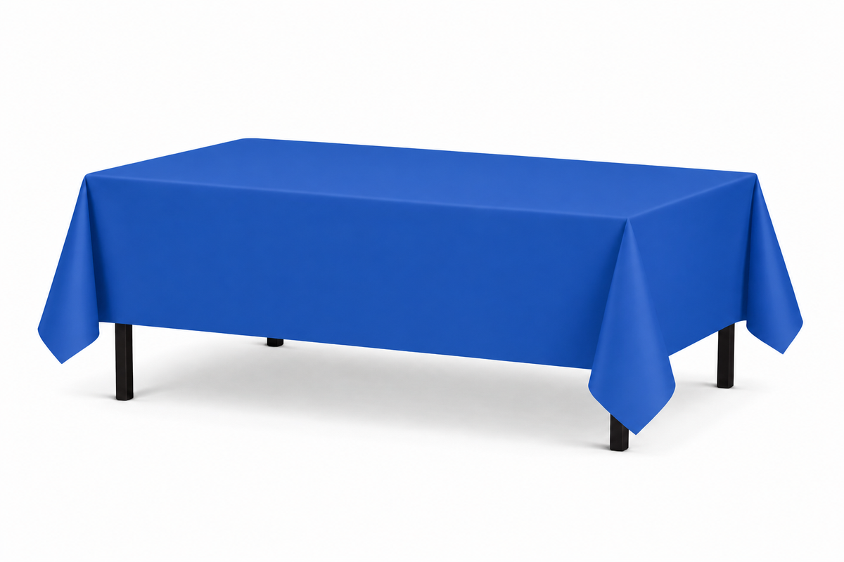Donkerblauw Tafelkleed 137 x 274 cm – Navy Blauw Waterdicht – Feest Tafelkleed