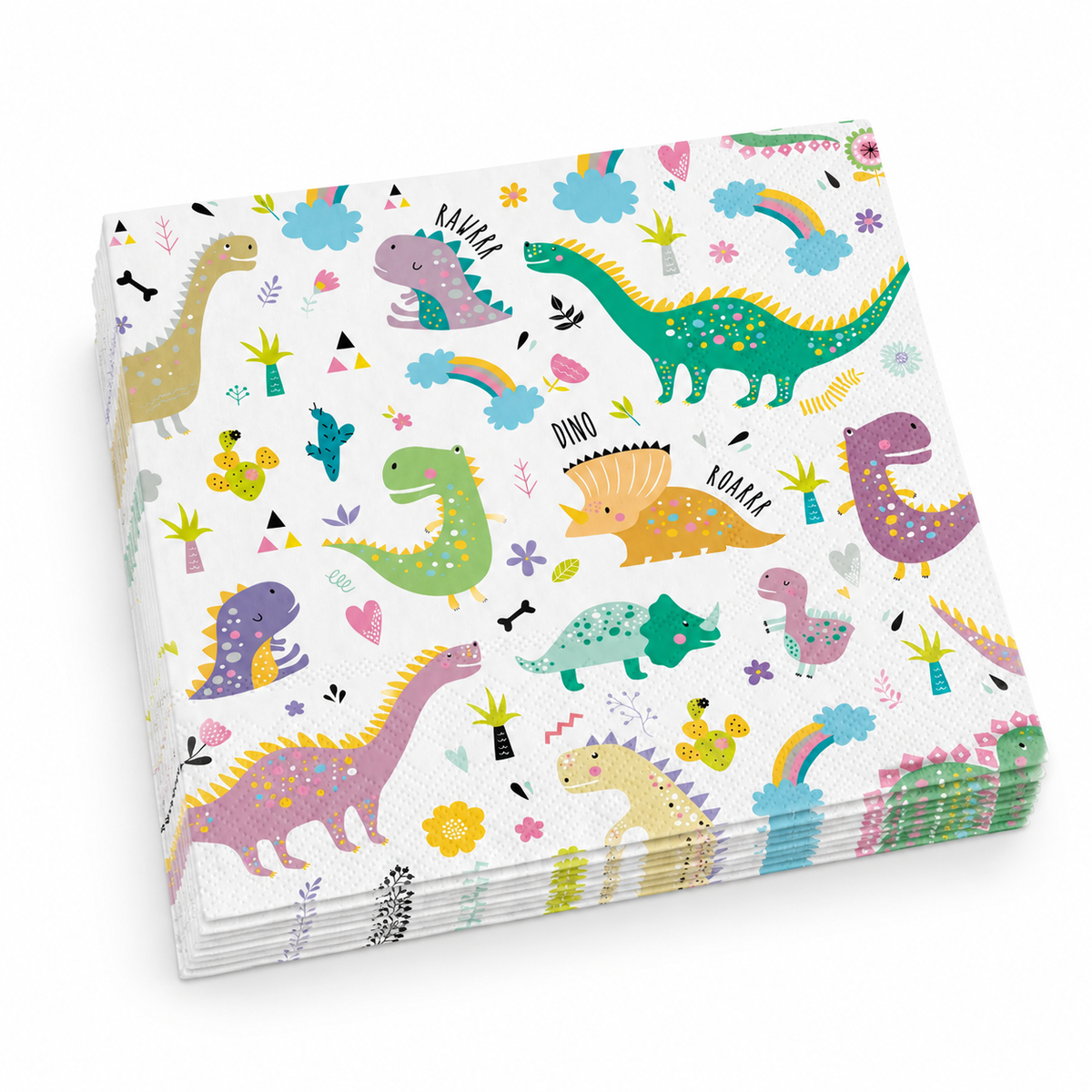 Dinosaurus Servetten 33cm 10st