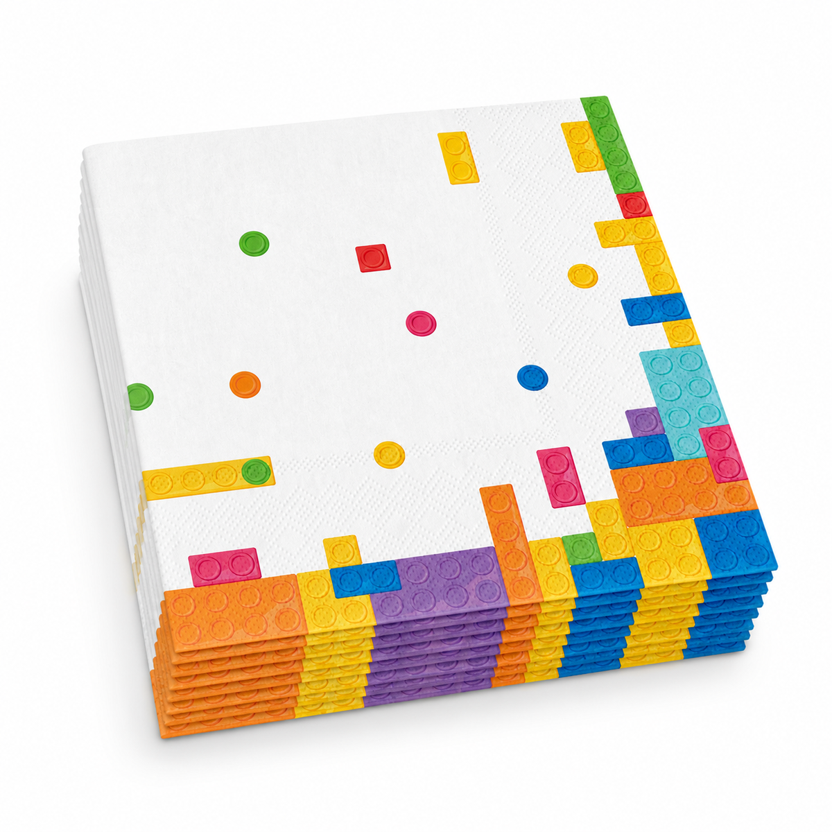 Servetten Block Party 33cm 10st
