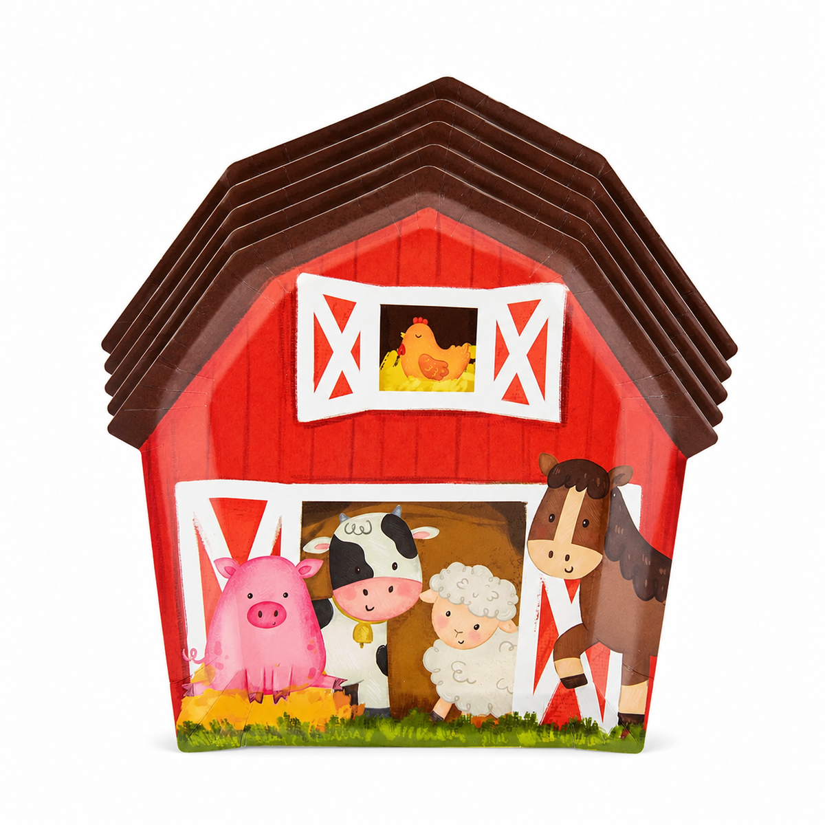 Borden Boerderijdieren 20cm 6st