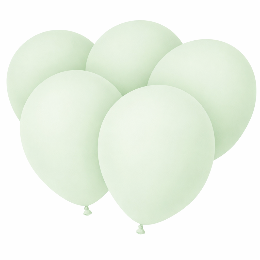 Ballonnen Pastel Groen 30cm 10 Stuks