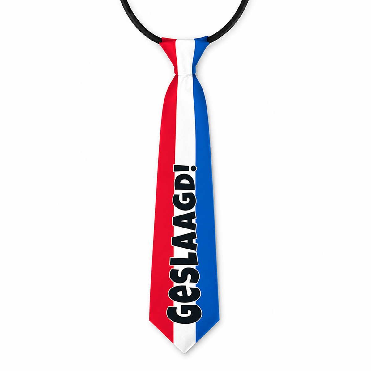 Stropdas Geslaagd Rood Wit Blauw 43 cm