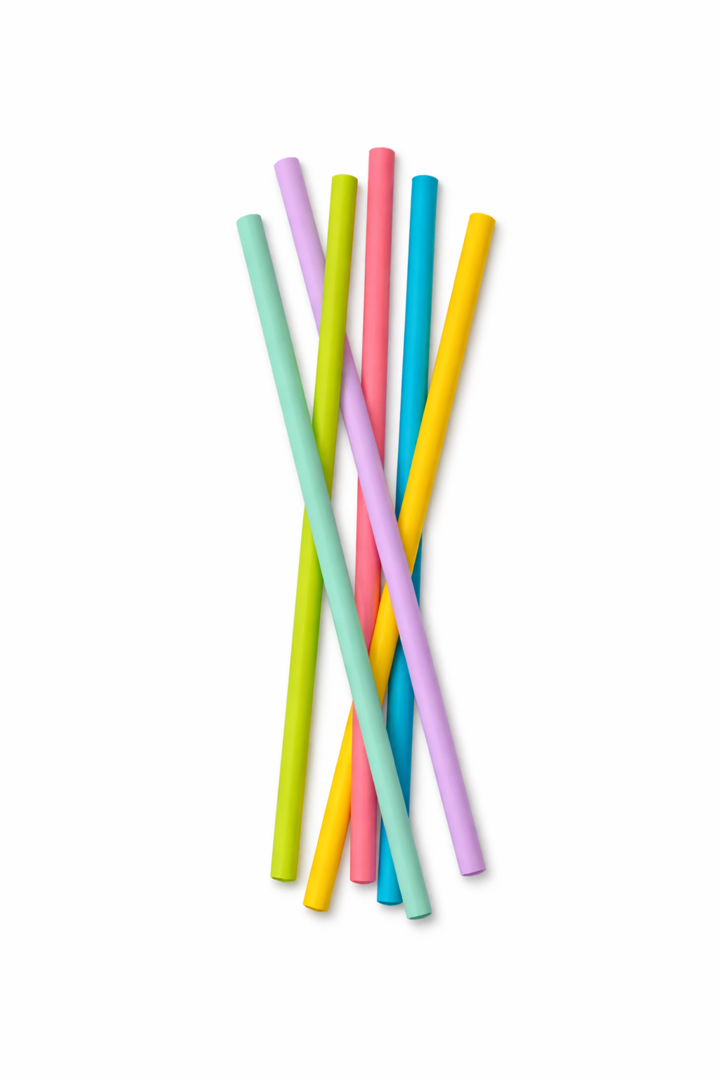 Papieren Rietjes Gekleurd 18 Stuks