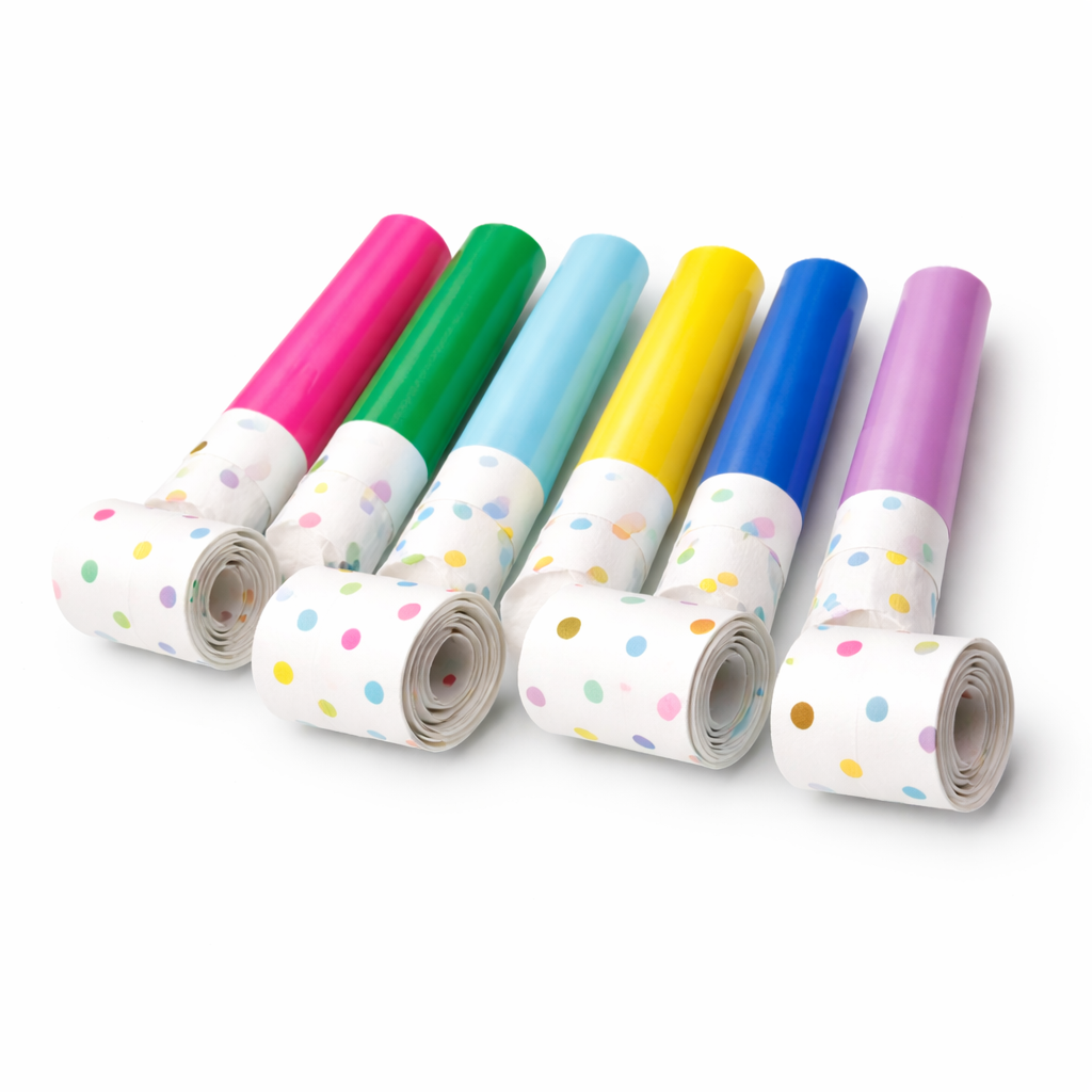 Roltongen met Stippen 6 Stuks