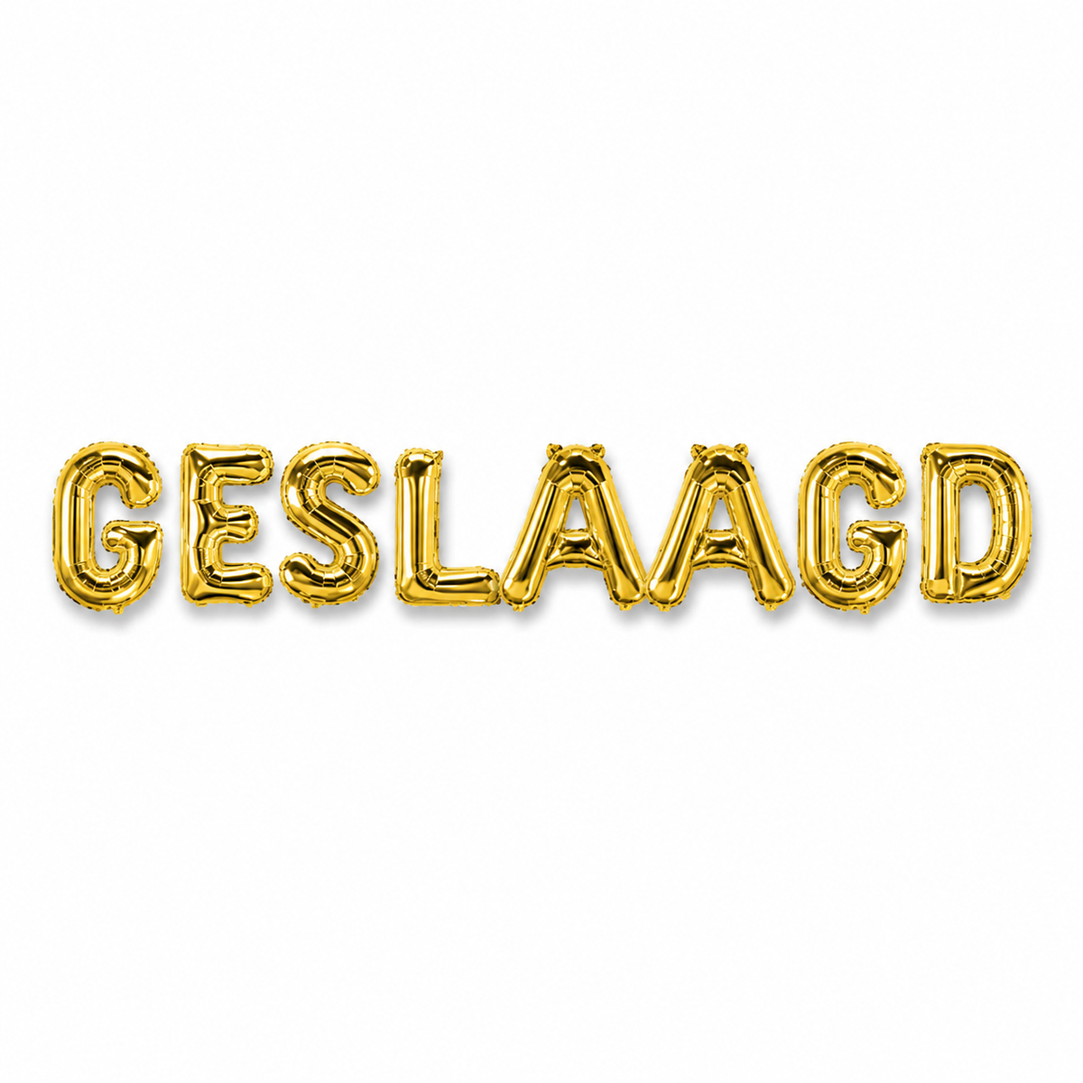 Geslaagd Folieballonnen Set Goud