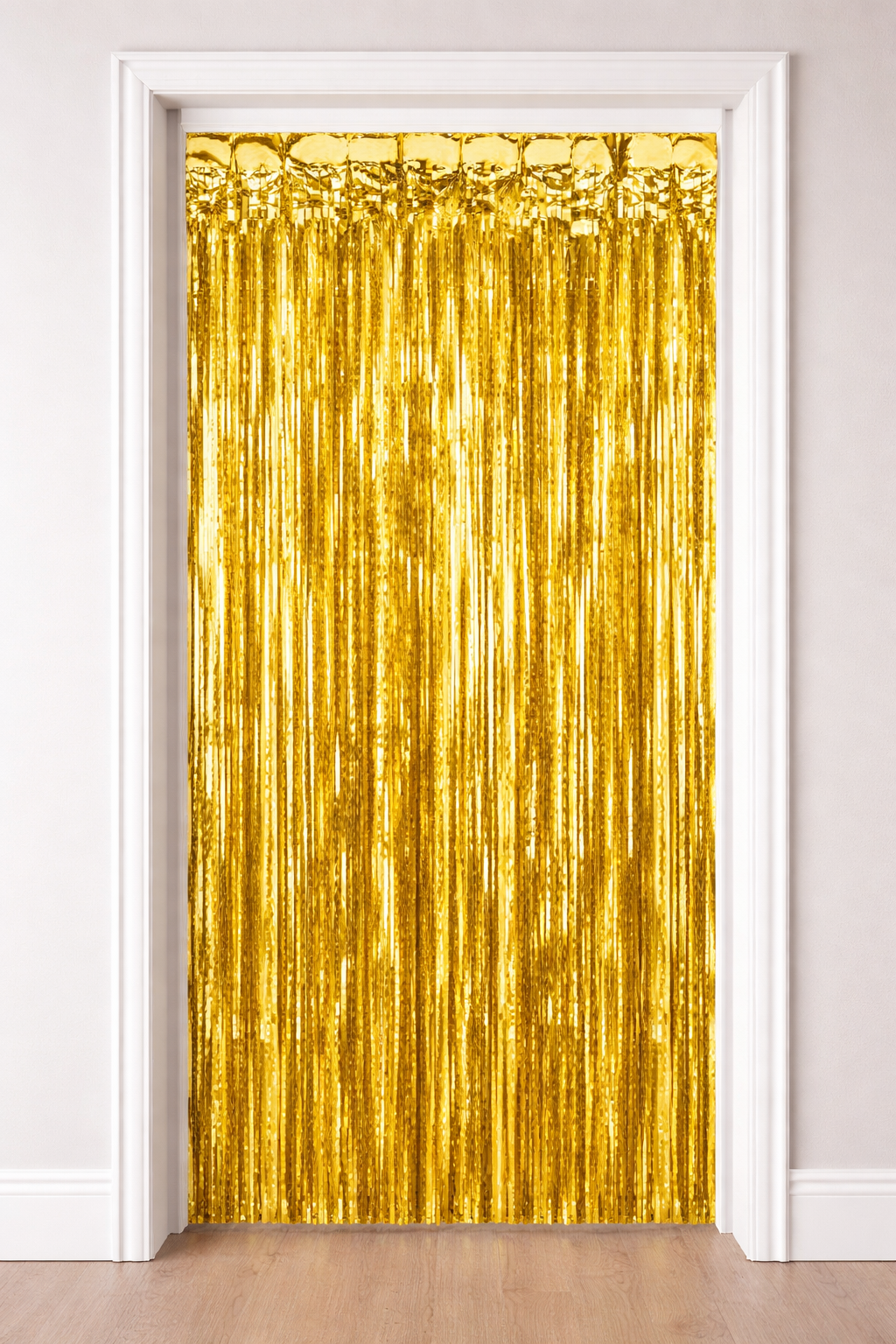 Deurgordijn Feestgordijn Goud 2m