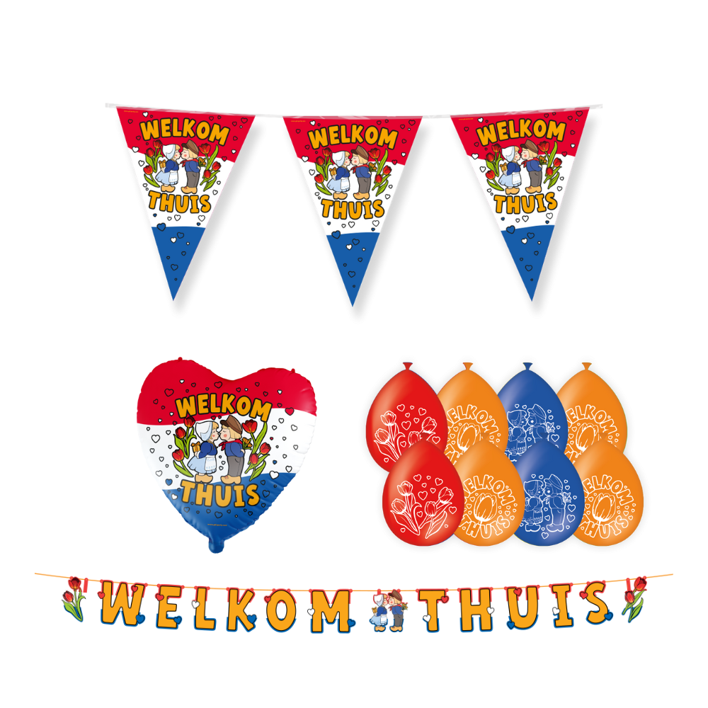 Welkom Thuis Versiering Pakket 11-delig