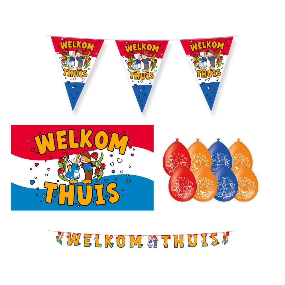 Welkom Thuis Versiering Pakket 11-delig