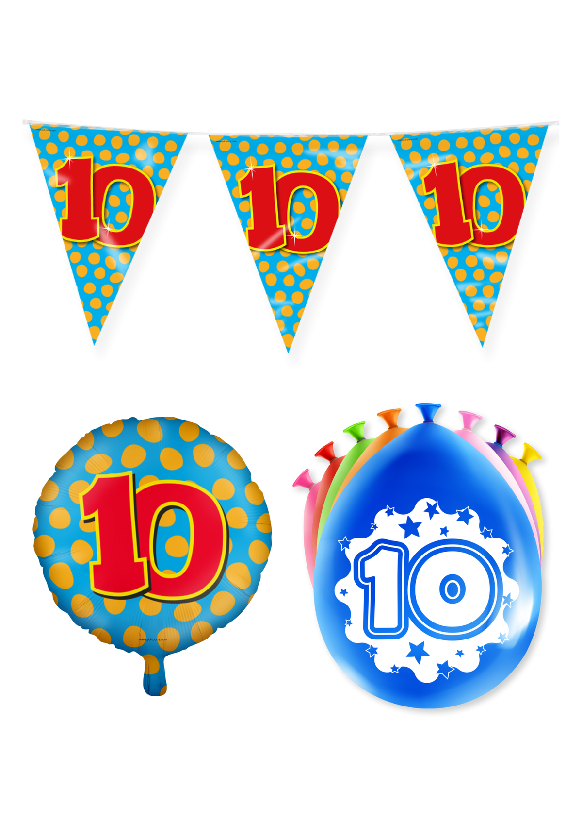 Verjaardagspakket 10 Jaar