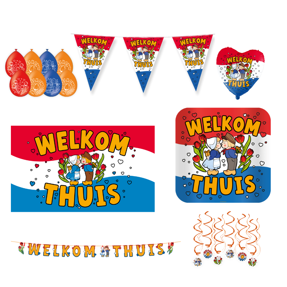 Welkom Thuis Versiering Pakket 25-delig