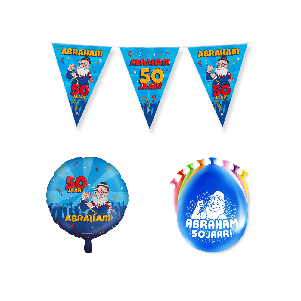 Abraham Verjaardag Versiering Pakket 10-delig