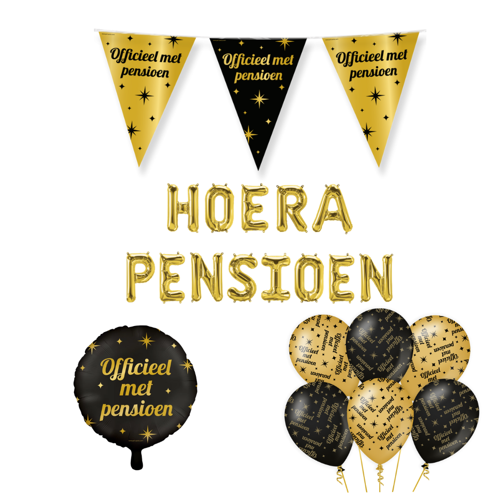 Pensioen Classy Versiering Pakket 11-delig