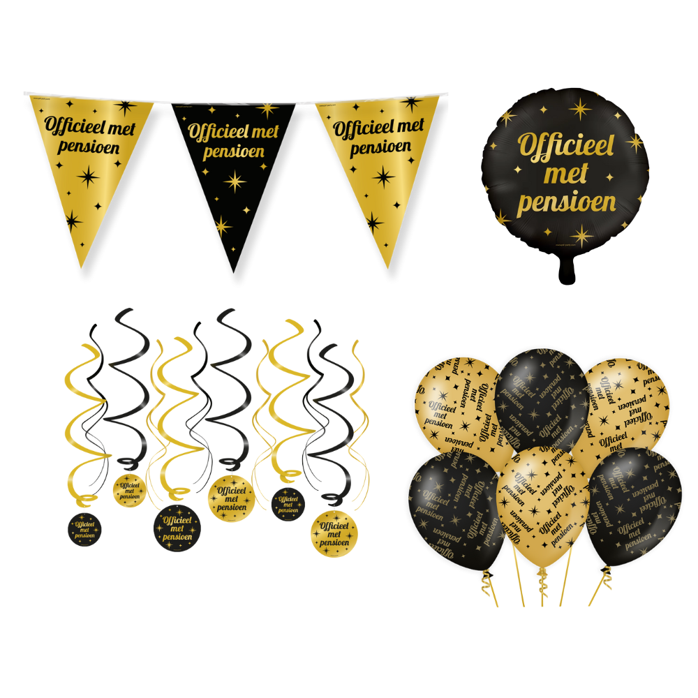 Pensioen Classy Versiering Pakket 22-delig