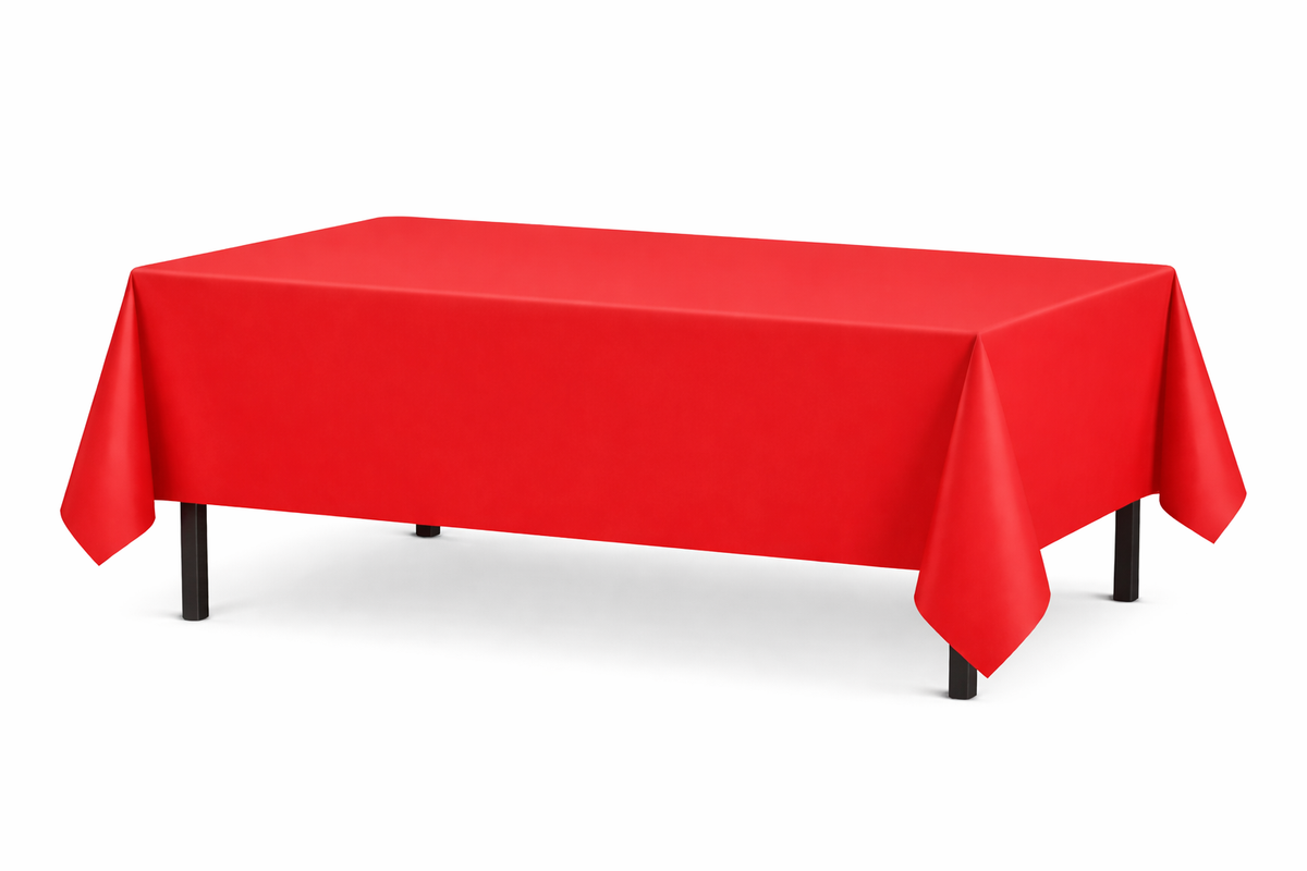 Tafelkleed Rood 137x274cm