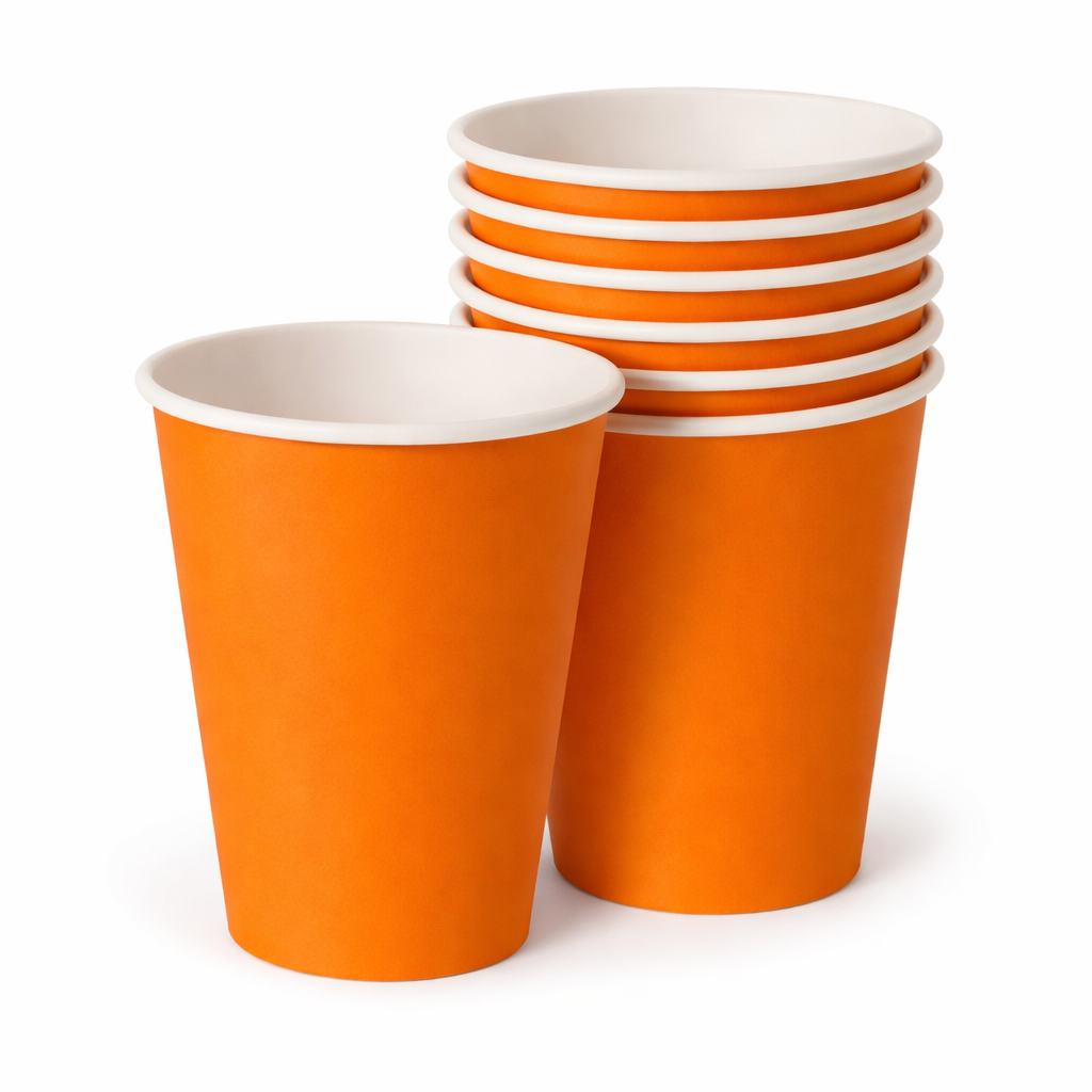 Bekers Oranje 250ml 8st
