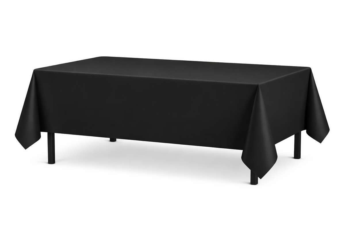 Tafelkleed Zwart 137x274cm