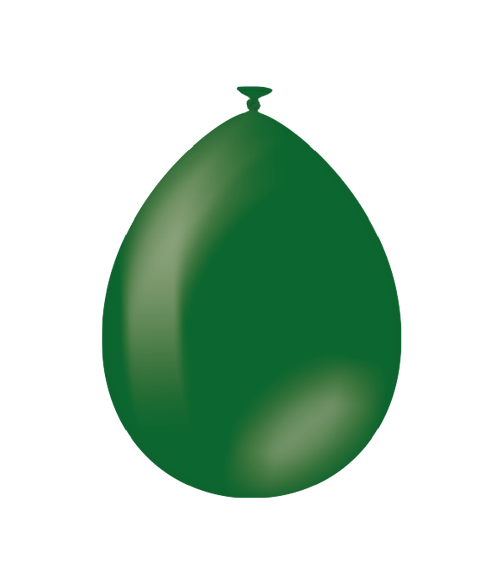 Donkergroene Ballonnen 30cm - 10 of 50st