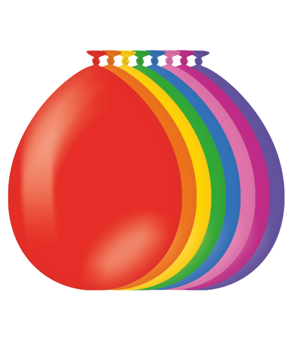 Meerkleurig Ballonnen 30cm - 10 of 50st