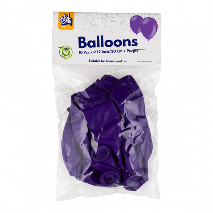 Paarse Ballonnen 30cm 10st