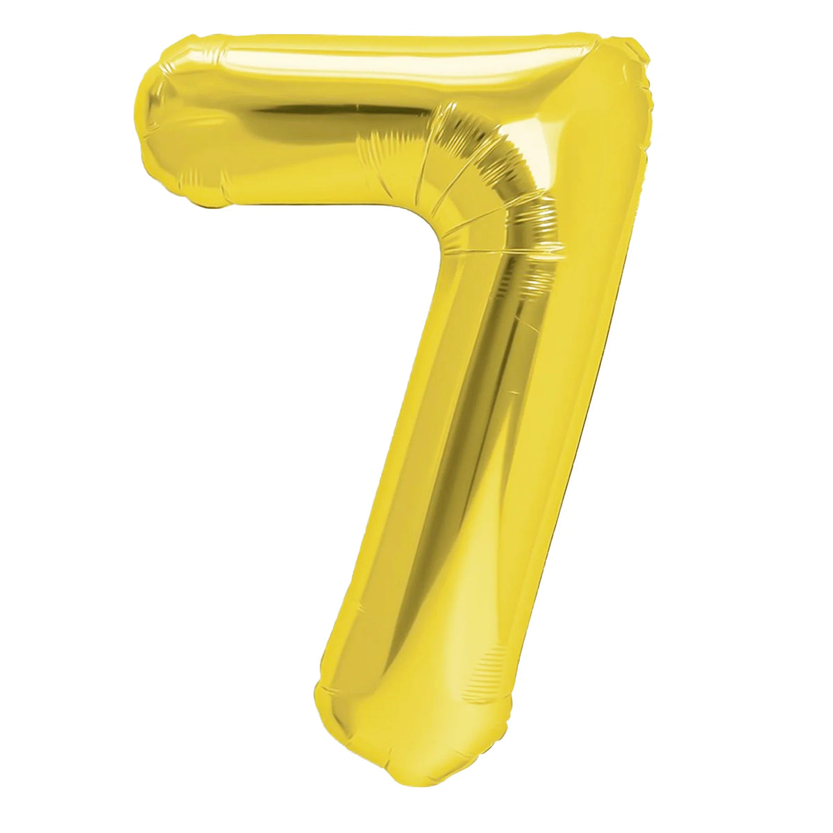 Folieballon Cijfer 7 Goud 40 cm – Geschikt voor Lucht en Helium