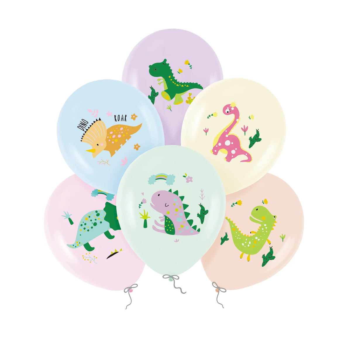 Dinosaurus Ballonnen 30cm 6st