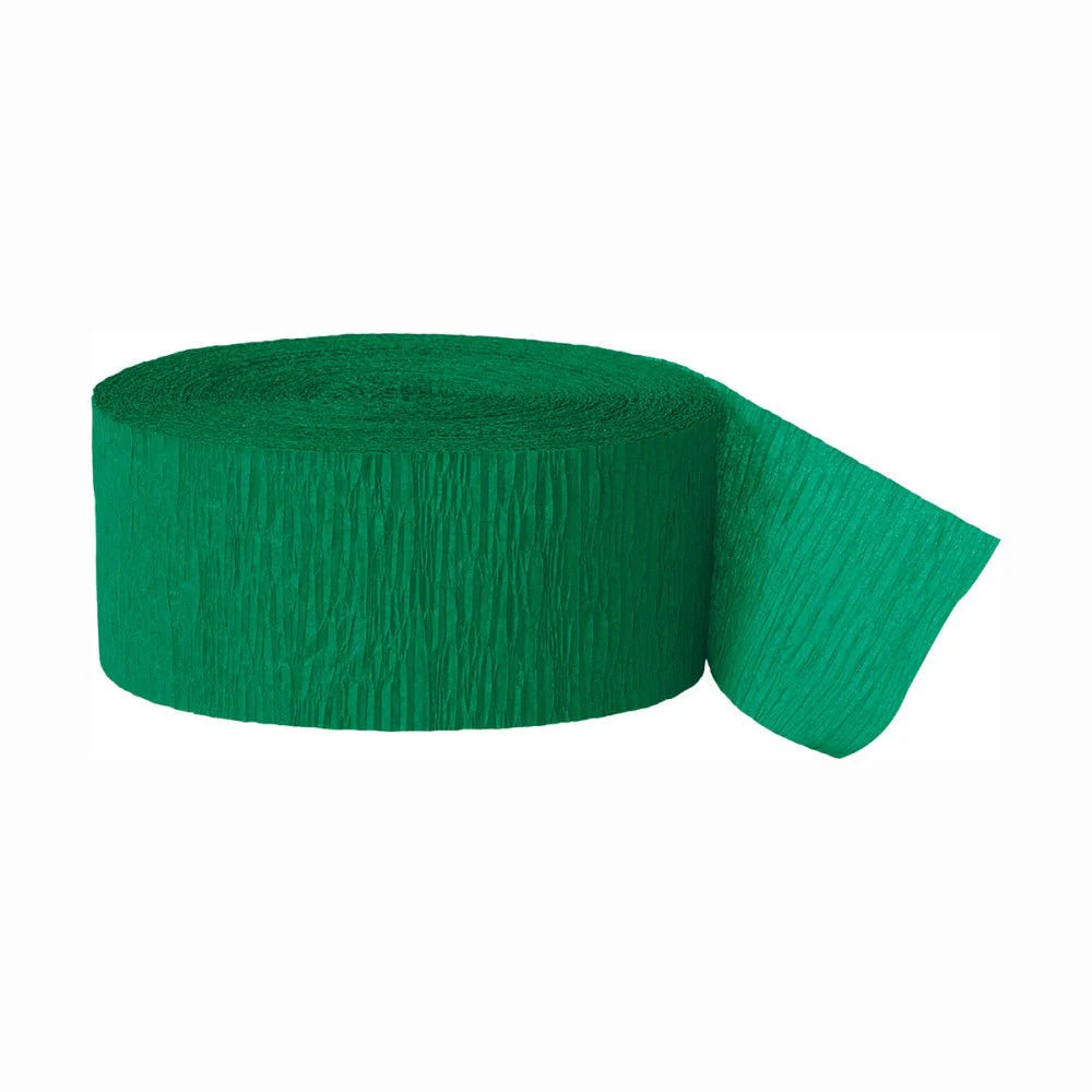Groene Crepe Papier Slinger 6m