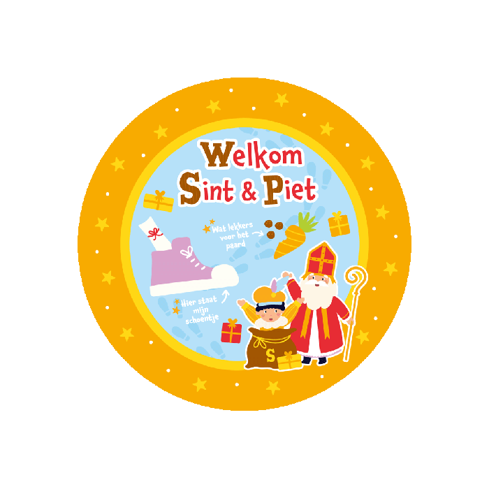 Schoenzetmat Sinterklaas 50cm