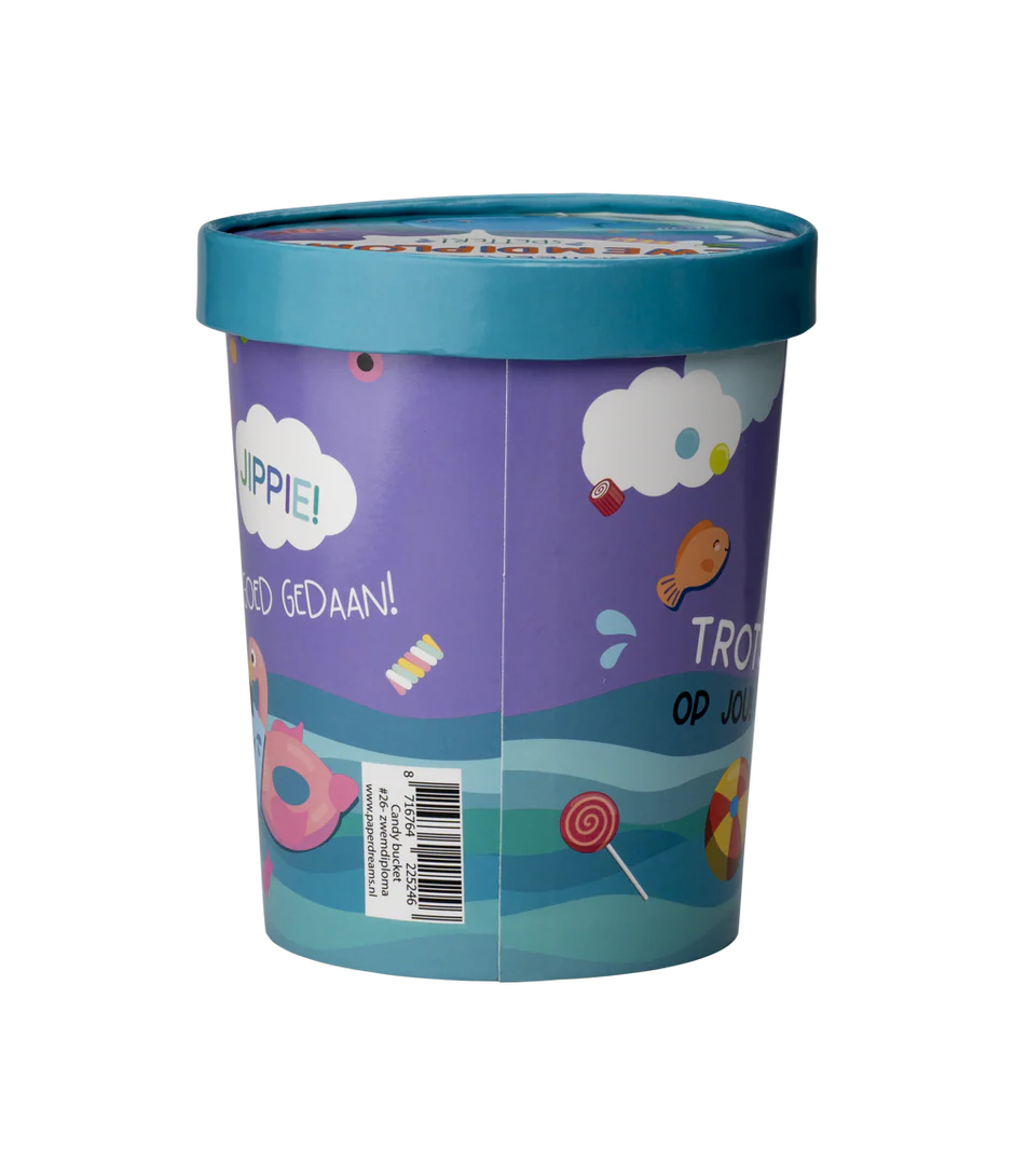 Snoepbakje Zwemdiploma 12cm