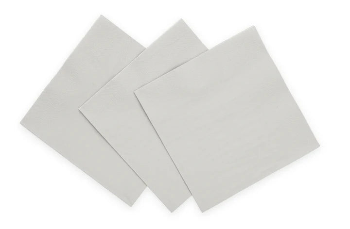 Zilveren Servetten 3 Laags 33cm 20st