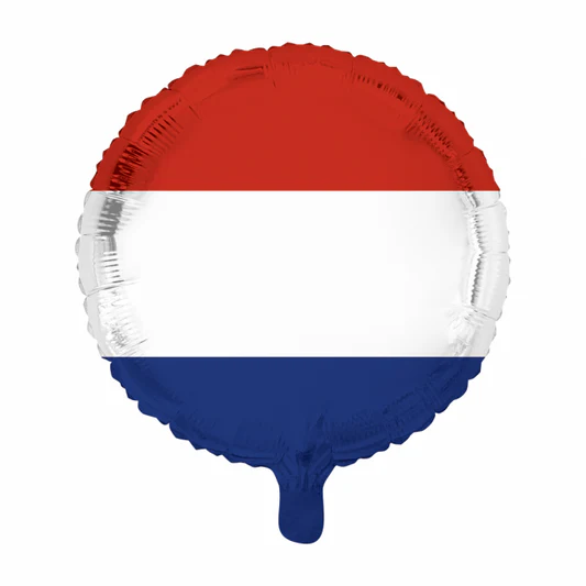 Helium Ballon Vlag Nederland 45cm